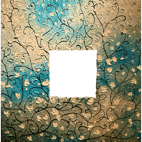 Sky Blue Square Nut 72x72