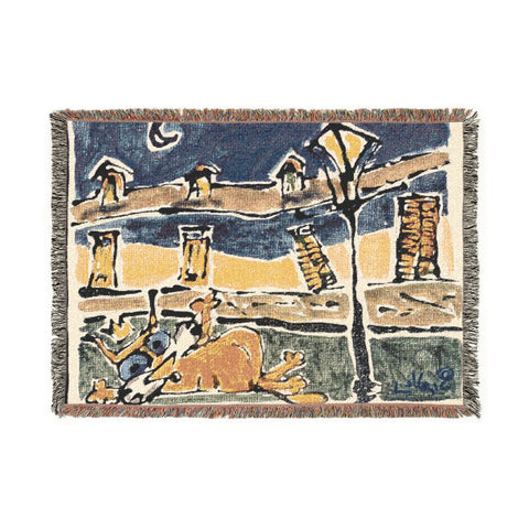 French Quarter Fun Tapestry Blanket