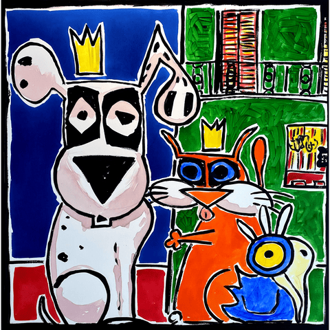 Hangin' with My Pals 36x36