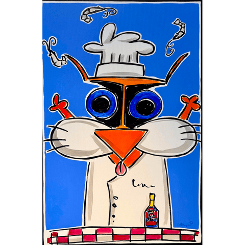 Hot Sauce Hello 24x36