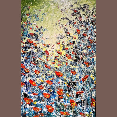 Key Lime Sky 30x46