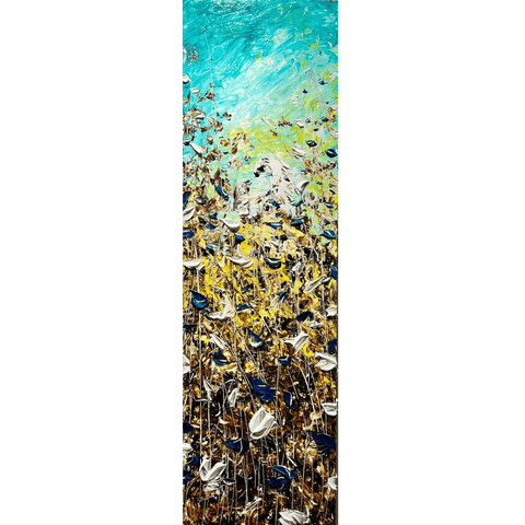 Tranquil Teal I 18x60