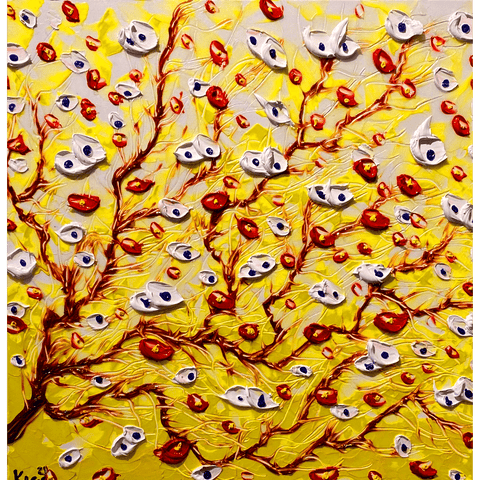 Leaves on the Vein 24x24