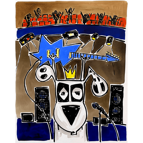 Musical Mutt 24x30