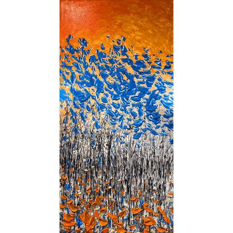 Orange Evening 30x60