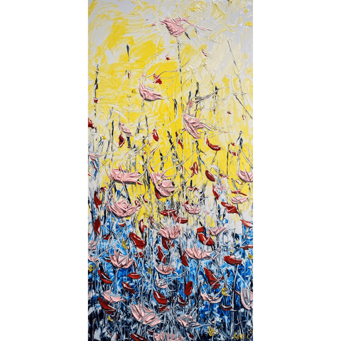 Strawberry Sunrise 24x48