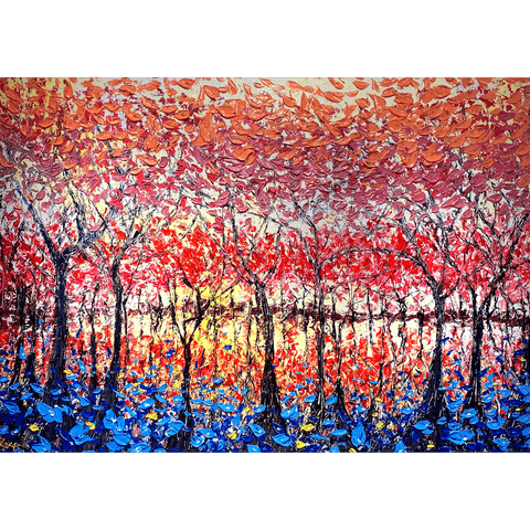 Woodland Blossoms 60x84