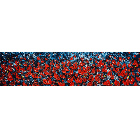 Vermillion Blossom 12x48
