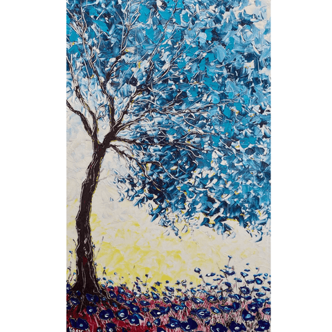 Branching into Blue 30x46