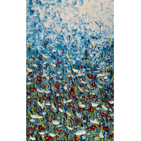 Vermilion Bloom 30x46