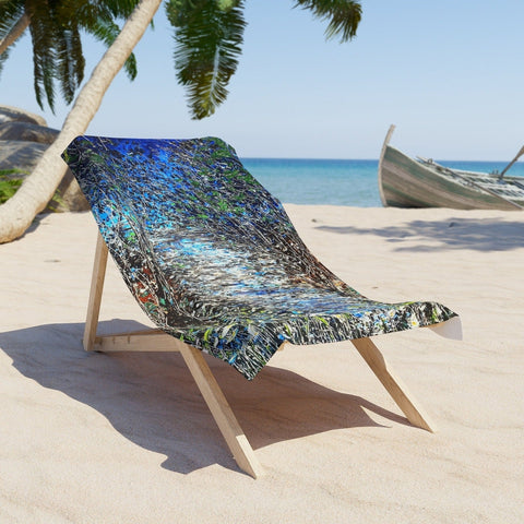 Bayou Blues Beach Towel - Kezic Gallery
