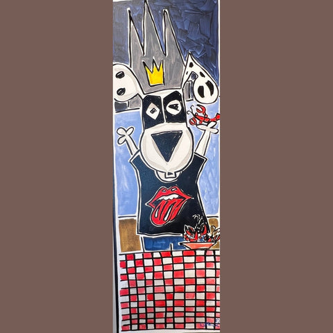 Big Mouth Big Appetite 12x36 - Kezic Gallery