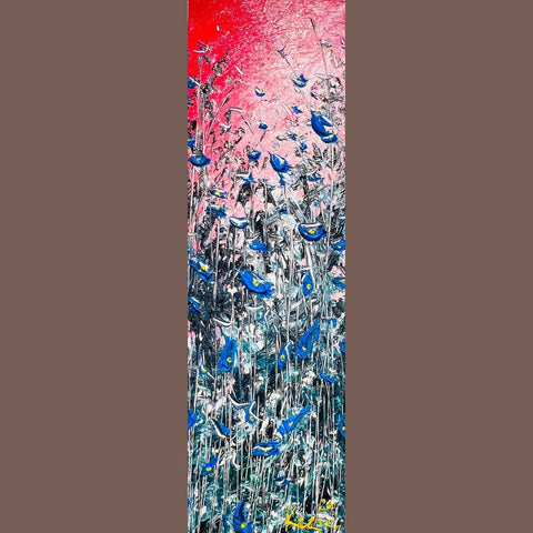 Red Evening 11x36 - Kezic Gallery
