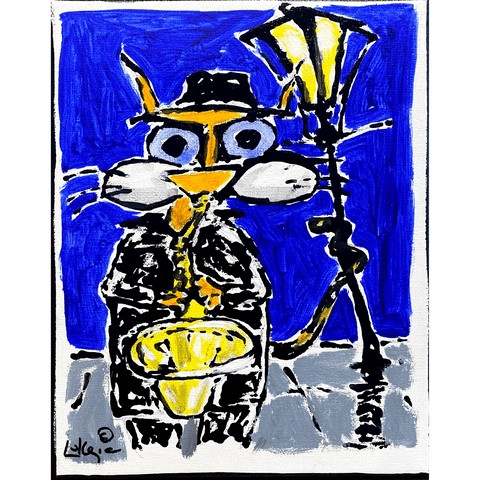 The Cat Can Swing 8x10 - Kezic Gallery