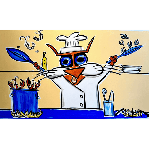 Flippin’ Feline 36x60