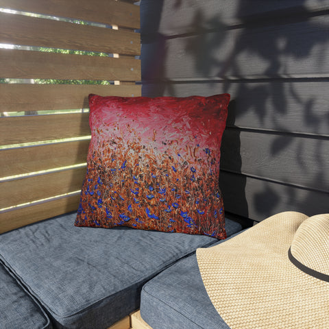 Vermilion Vista Outdoor Pillows