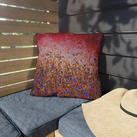 Vermilion Vista Outdoor Pillows