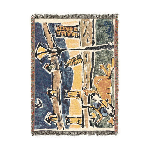 French Quarter Fun Tapestry Blanket