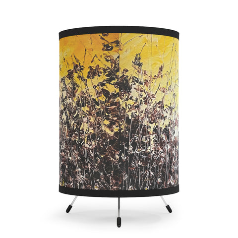 Mustard Dawn Tripod Lamp