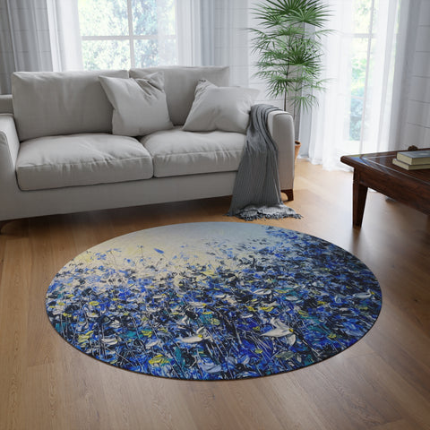 Hues of Blues Rug