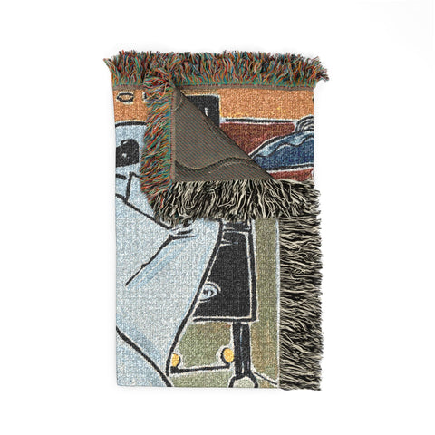 Fine Dining Woven Tapestry Blanket