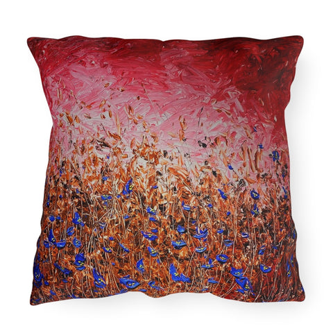 Vermilion Vista Outdoor Pillows