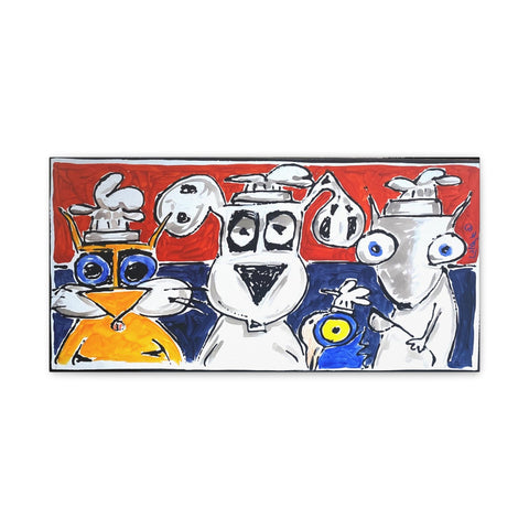 The Gang's All Here Giclee