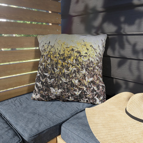 Creme de Cacao Outdoor Pillows