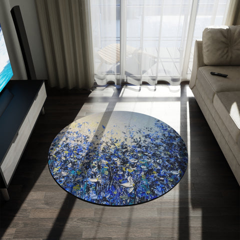 Hues of Blues Rug