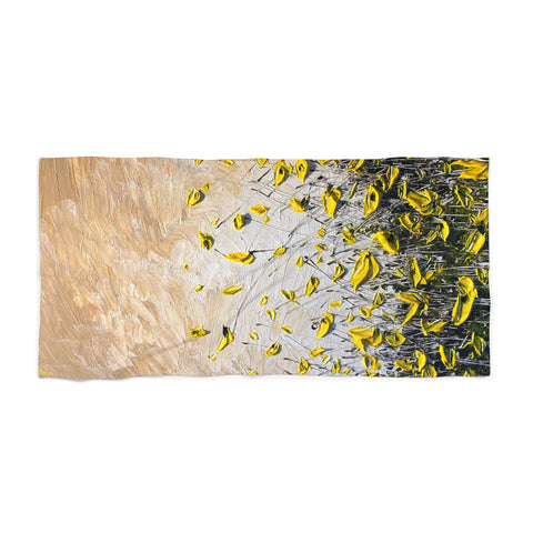 Lemon Blossom Beach Towel