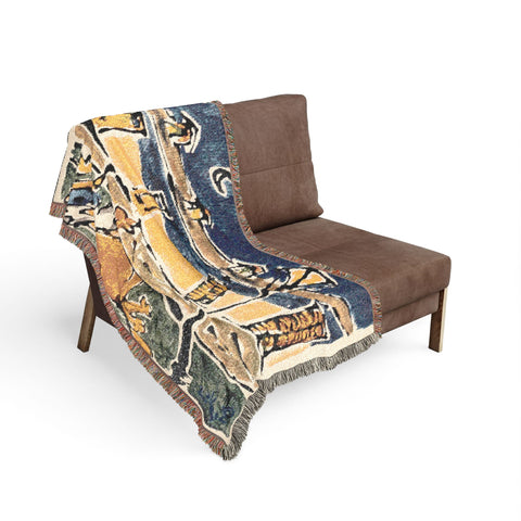 French Quarter Fun Tapestry Blanket