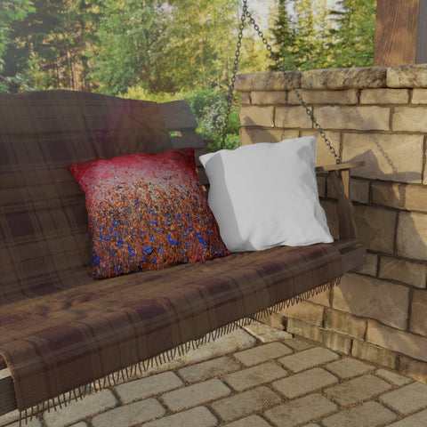 Vermilion Vista Outdoor Pillows