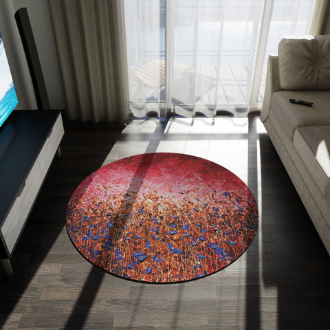 Vermilion Vista Floor Art