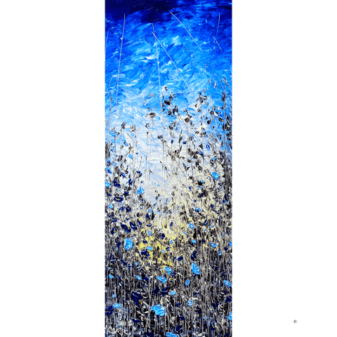 Blue Bloom 20x50