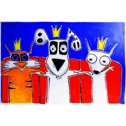 Three’s Company 48x72
