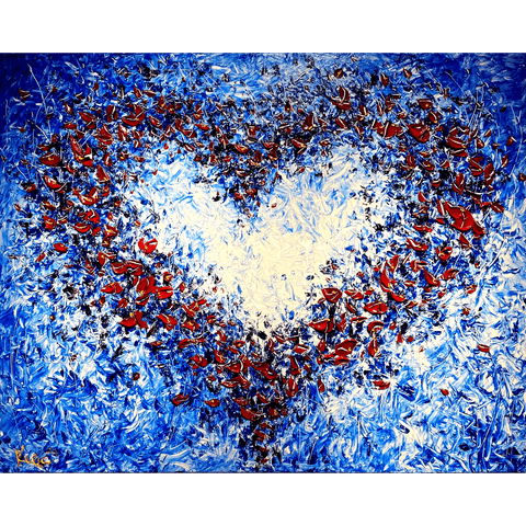 Hearts Abloom 48x60