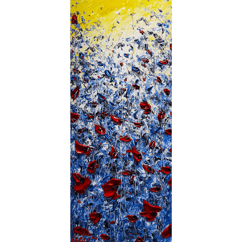 Early Morning Blossoms 20x46