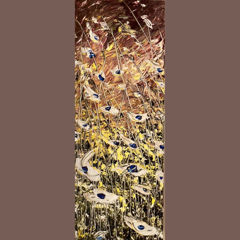 Earthen Bloom I 12x32