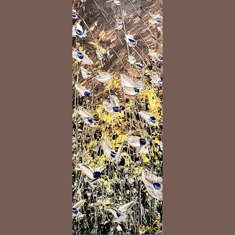 Earthen Bloom III 12x32