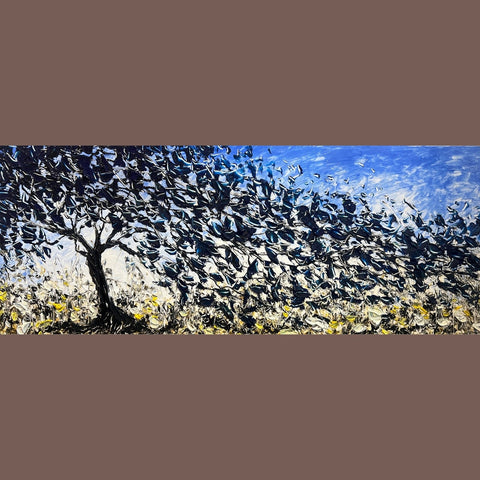 Spring Blue Sweep 24x60