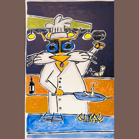 Downtown Saute 24x36