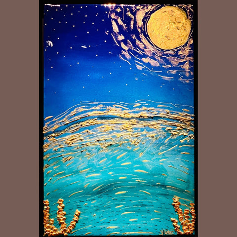 Moonlight Sea 30x46