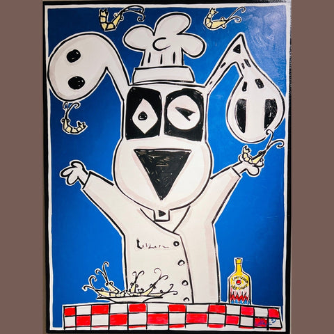 Hurray for Hot Sauce 36x48