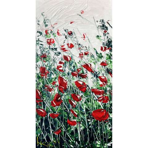 Poppin' Poppies II 12x22