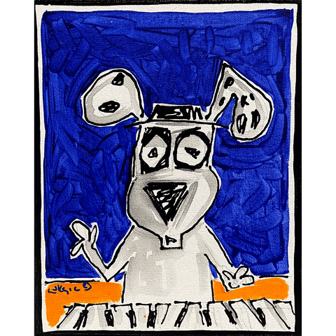 Pup with a Piano 8x10