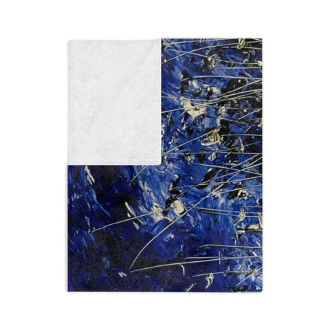 Wild Meadow Blues Blanket - Kezic Gallery