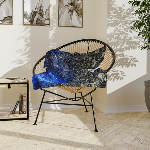 Wild Meadow Blues Blanket - Kezic Gallery