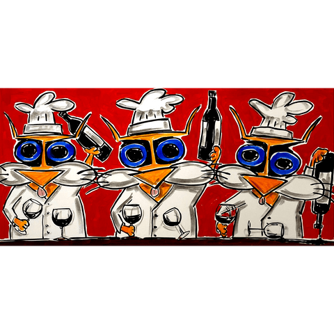Wine Flight 24x48 - Kezic Gallery